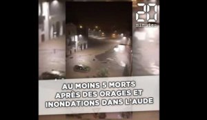 Au moins 6 morts après des orages et inondations dans l'Aude