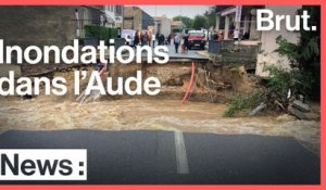 Les images impressionnantes des inondations dans l'Aude
