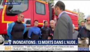 Inondations dans l'Aude: Édouard Philippe arrive sur place