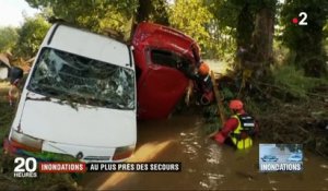Aude : L'incroyable dispositif des pompiers pour tenter de trouver des survivants - Regardez