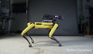 Un robot de Boston Dynamics Danse