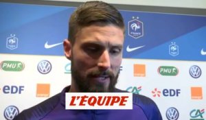 Giroud «Il fallait gagner» - Foot - L. Nations - Bleus