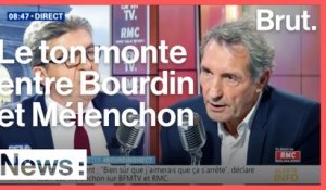 Grosse tension entre Jean-Luc Mélenchon et Jean-Jacques Bourdin