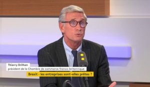 Brexit : "Nous trouverons des solutions" (Thierry Drilhon, Chambre de commerce franco-britannique)