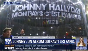 Un large dispositif pour écouter l'album posthume de Johnny dans les rues de Paris jusqu'à ce soir