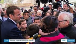 Inondations dans l'Aude : Macron débloque 80 millions d'euros