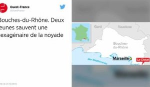 Bouches-du-Rhône. Deux jeunes sauvent une sexagénaire de la noyade.