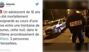 Paris. Un adolescent de 16 ans tué lors d’une rixe entre bandes.