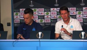 Rudi Garcia en conf de presse avant OM-Lazio