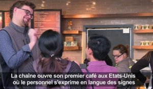 Un premier Starbucks en langue des signes aux Etats-Unis
