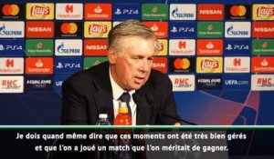 Groupe C - Ancelotti : "On méritait de gagner"