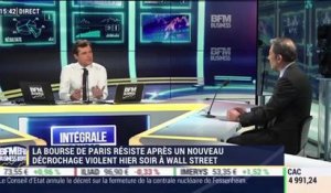 Les tendances sur les marchés: la Bourse de Paris résiste après un nouveau décrochage violent hier soir à Wall Street - 25/10