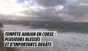 Tempête Adrian en Corse : plusieurs blessés et d’importants dégâts