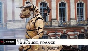 France : le mythe d’Ariane réinterprété en version XXL dans les rues de Toulouse