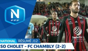 J12 : SO Cholet-FC Chambly (2-2), le résumé I National FFF 2018-2019