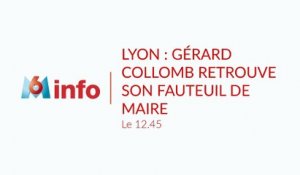 Lyon : Gérard Collomb retrouve son fauteuil de maire