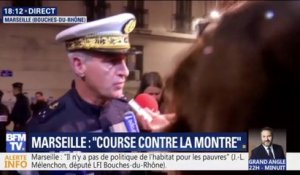 Partie du 3ème immeuble effondrée: “On va pouvoir accélérer l’opération” (chef des sapeurs-pompiers de Marseille)