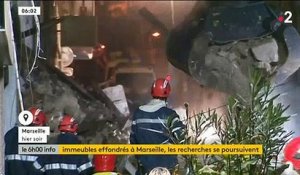 Marseille: Les fouilles se sont poursuivies toute la nuit - Il pourrait y avoir 10 personnes portées disparues