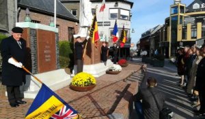 Mouscron : Commémoration aux monuments aux morts