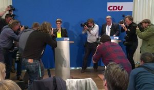 La "dauphine" de Merkel officialise sa candidature à la CDU