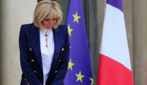 Brigitte Macron en deuil
