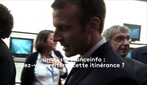 Fin de l'itinérance de Macron