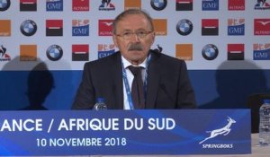 Tournée de novembre - Brunel : ''On a été au niveau des Springboks''