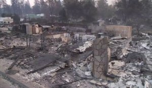 Les incendies en Californie laissent derrière eux des paysages apocalyptiques