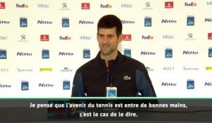 Masters - Djokovic : "L'avenir du tennis est entre de bonnes mains"