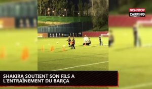 Shakira soutient son fils à l'entraînement du Barça, la vidéo trop mignonne