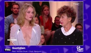 Vanessa Paradis fait sensation sur le plateau de Quotidien avec un maxi décolleté