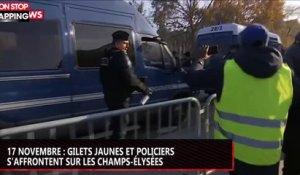 17 novembre : affrontements entre gilets jaunes et policiers sur les Champs-Élysées (vidéo)