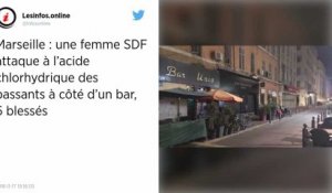 Marseille. Une femme jette de l’acide chlorhydrique à la terrasse d’un bar, dix personnes blessées.