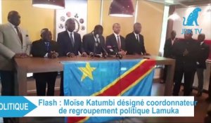 Moïse KATUMBI désigné coordonnateur du regroupement politique LAMUKA