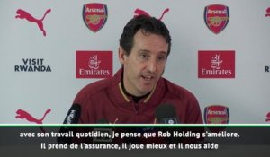 13e j. - Emery : "Rob Holding s'améliore"