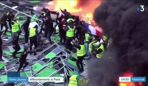 "Gilets jaunes" : les Champs-Élysées, théâtre de violences