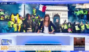 Gilets jaunes: la tension demeure sur les Champs-Elysées (1/3)