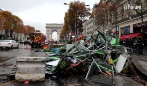 Gilets jaunes : le jour d'après sur les Champs-Elysées