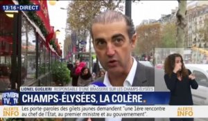 Gilets jaunes: ce restaurateur des Champs-Élysées chiffre à "40.000 euros" les dégâts sur sa brasserie