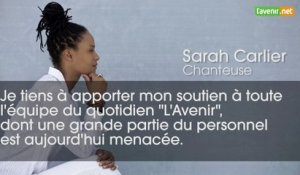 L'Avenir - Sarah Carlier soutient L'Avenir