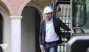 Italie: le ministre de l’Intérieur détruit une villa au bulldozer