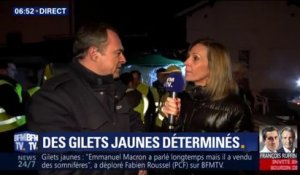 Gilets jaunes: n'étant pas convaincus des annonces de l’exécutif, ils continuent de se mobiliser près de Roanne dans la Loire