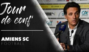 Avant le match Nimes - Amiens  SC : Christophe Pélissier