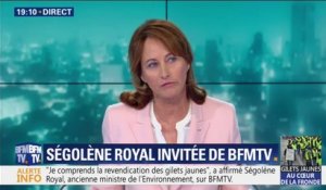 Gilet jaunes : "il faut savoir reculer sur une mauvaise réforme mais pour ça il ne faut pas avoir un ego surdimensionné" affirme Ségolène Royal