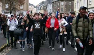 Les lycéens thionvillois solidaires des gilets jaunes