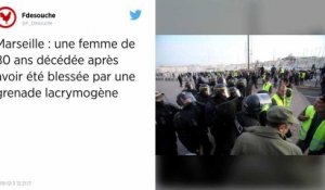 Marseille. Une octogénaire décède, blessée par une grenade lacrymogène, en marge des manifestations samedi.