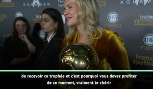 Ballon d'Or - Hegerberg : "Une journée fantastique pour le football féminin"