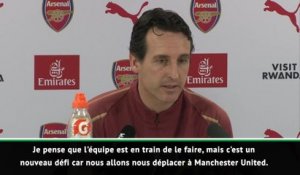 15e j. - Emery : "Un défi de taille à Manchester"