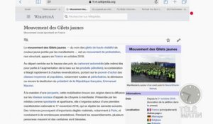 Wikipédia explique le mouvement des Gilets Jaunes en 23 langues