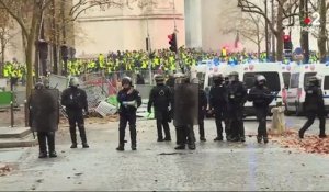 "Gilets jaunes" : un dispositif de sécurité inédit à Paris